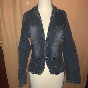 Adorable jean jacket,  size small.